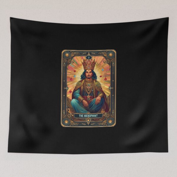 Item preview, The Hierophant Tarot Card designed and sold by BoKev.