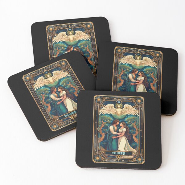 Item preview, The Lovers Tarot Card designed and sold by BoKev.
