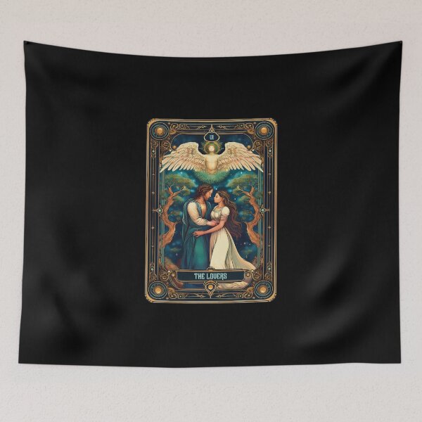 Item preview, The Lovers Tarot Card designed and sold by BoKev.