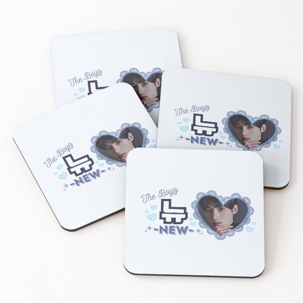 Item preview, NEW The Boyz Kpop Boy Group Blue Members Name Collage Design  designed and sold by AJUNICE STUDIO.