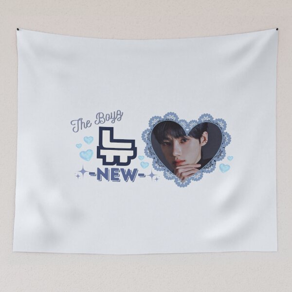 Item preview, NEW The Boyz Kpop Boy Group Blue Members Name Collage Design  designed and sold by AJUNICE STUDIO.