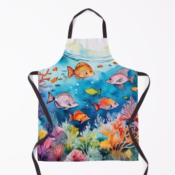 Item preview, A vibrant underwater scene with colorful coral reefs and fish designed and sold by homydesign.