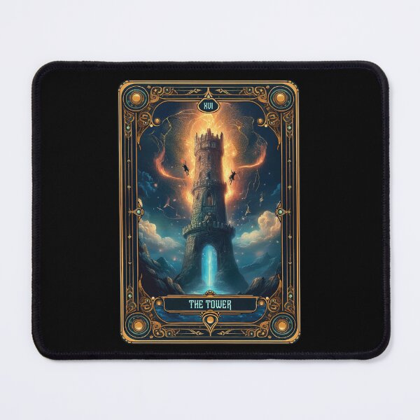Item preview, The Tower Tarot Card designed and sold by BoKev.