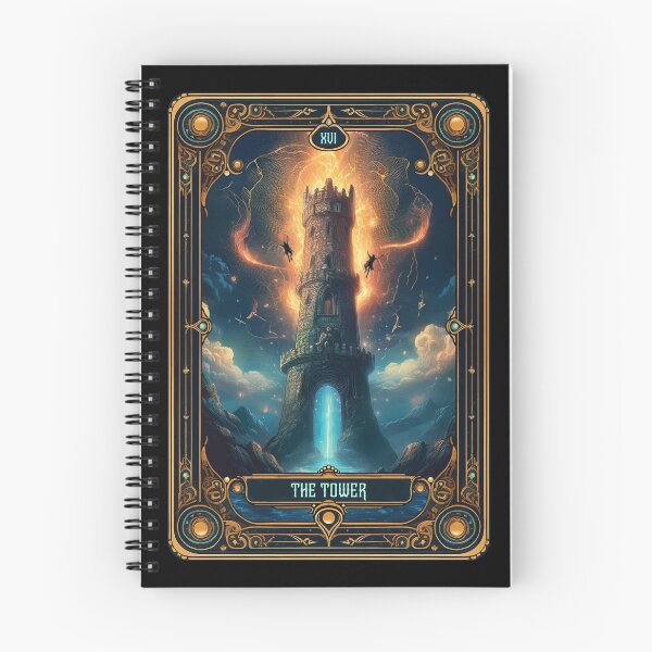 Item preview, The Tower Tarot Card designed and sold by BoKev.