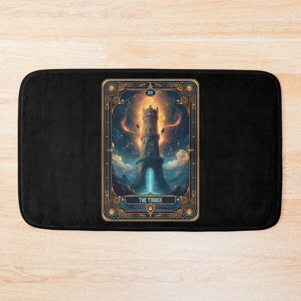 Item preview, The Tower Tarot Card designed and sold by BoKev.