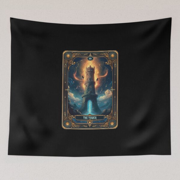 Item preview, The Tower Tarot Card designed and sold by BoKev.
