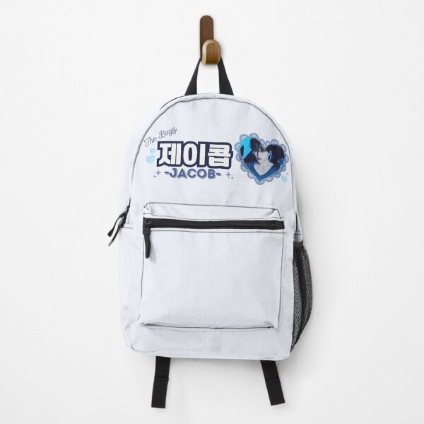 Item preview, JACOB The Boyz Kpop Boy Group Blue Members Name Collage Design designed and sold by AJUNICE STUDIO.