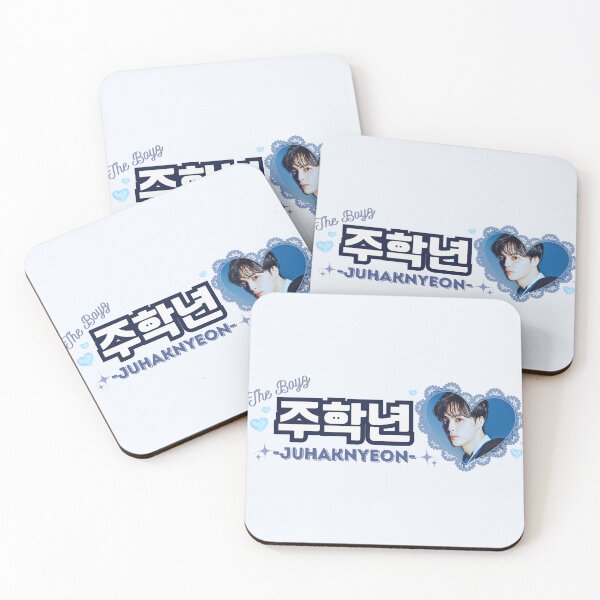 Item preview, JUHAKNYEON The Boyz Kpop Boy Group Blue Members Name Collage Design designed and sold by AJUNICE STUDIO.
