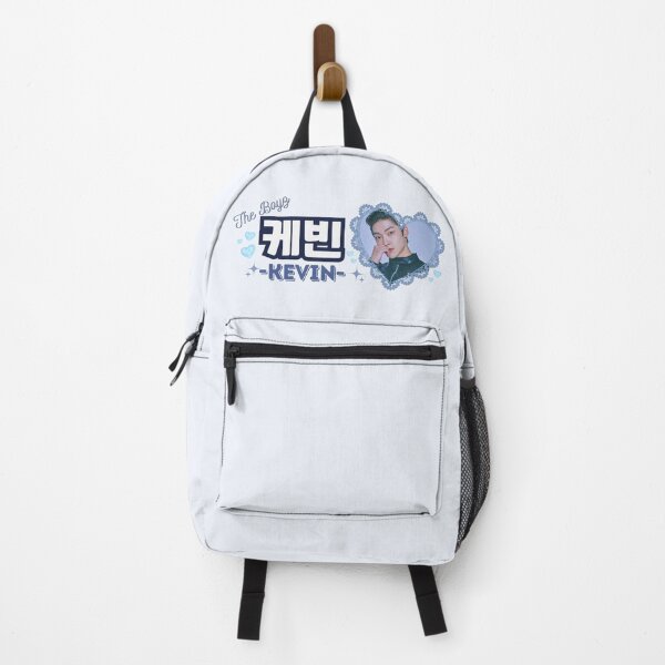 Item preview, KEVIN The Boyz Kpop Boy Group Blue Members Name Collage Design designed and sold by AJUNICE STUDIO.
