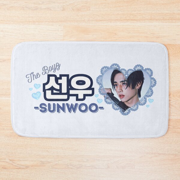 Item preview, SUNWOO The Boyz Kpop Boy Group Blue Members Name Collage Design  designed and sold by AJUNICE STUDIO.