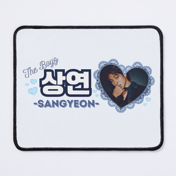 Item preview, SANGYEON The Boyz Kpop Boy Group Blue Members Name Collage Design designed and sold by AJUNICE STUDIO.
