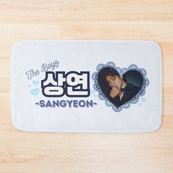 Item preview, SANGYEON The Boyz Kpop Boy Group Blue Members Name Collage Design  designed and sold by AJUNICE STUDIO.