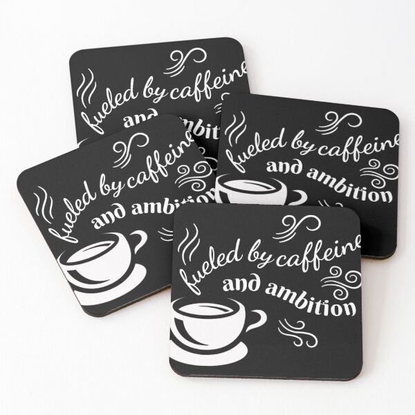Item preview, Fueled By Caffeine And Ambition designed and sold by TeddyEddie‎ .