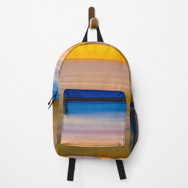 Item preview, Sunrise SPECTRUM the vibrant horizontal streaks of color create a calming seascape with a serene horizon designed and sold by EyezWatchin.