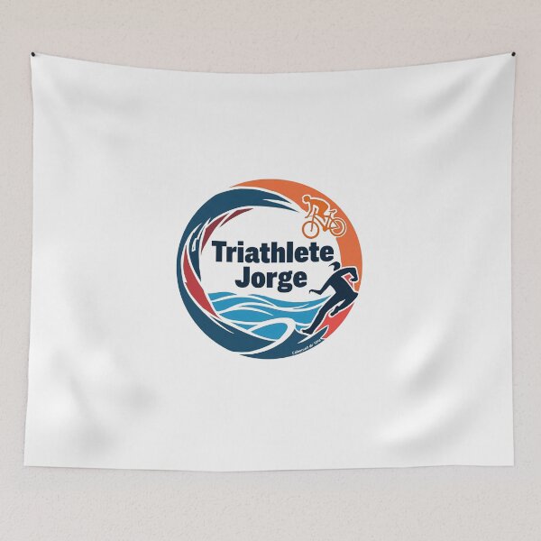 Item preview, Dynamic Triathlete Jorge - Swim, Bike, Run designed and sold by Triathlongram.