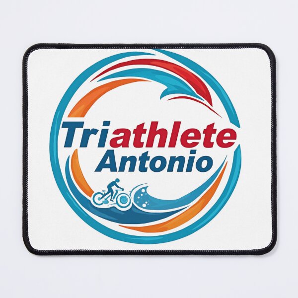 Item preview, Dynamic Triathlete Antonio - Swim, Bike, Run designed and sold by Triathlongram.