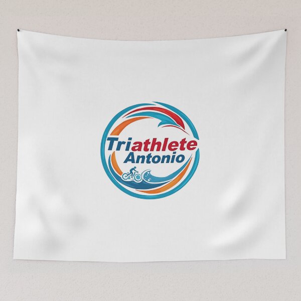 Item preview, Dynamic Triathlete Antonio - Swim, Bike, Run designed and sold by Triathlongram.