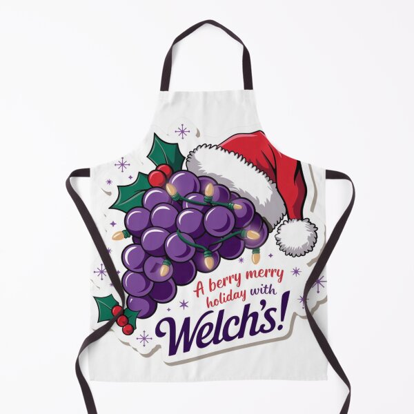 Item preview, Festive Grape Holiday Design with Santa Hat and Lights designed and sold by Bmd4Fitness.