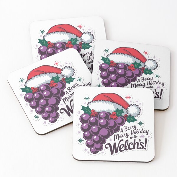 Item preview, Festive Grape Holiday Design with Santa Hat and Lights designed and sold by Bmd4Fitness.