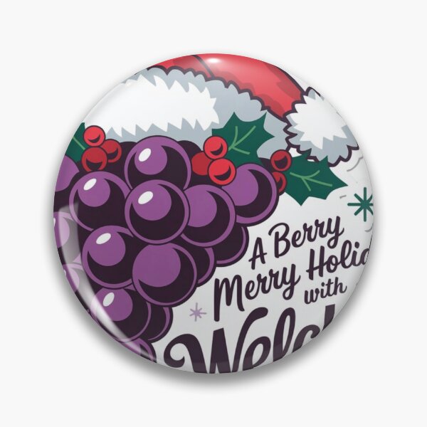 Item preview, Festive Grape Holiday Design with Santa Hat and Lights designed and sold by Bmd4Fitness.