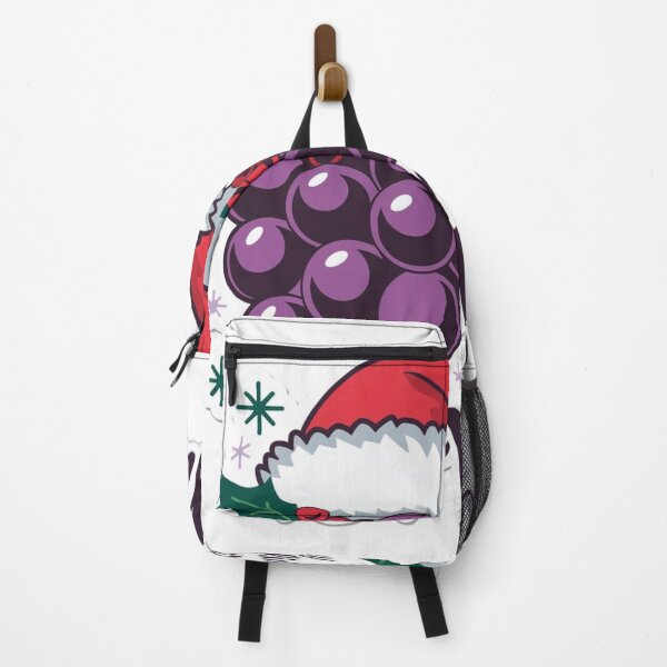 Item preview, Festive Grape Holiday Design with Santa Hat and Lights designed and sold by Bmd4Fitness.