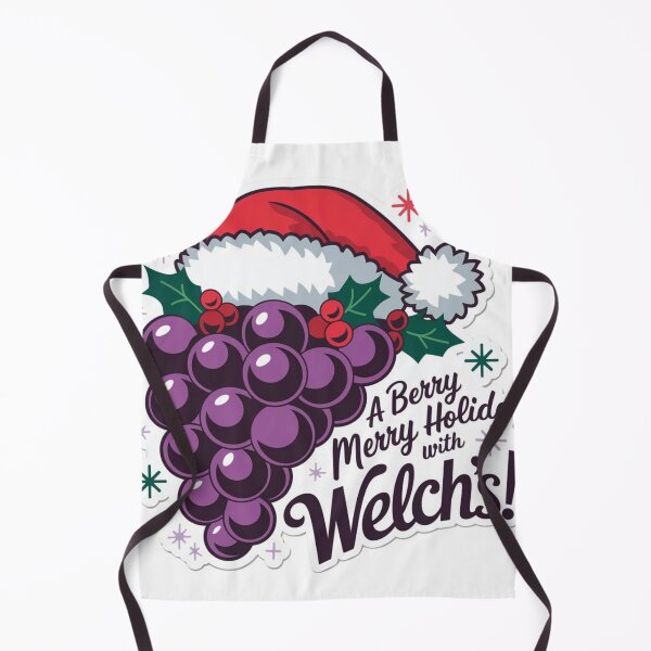Item preview, Festive Grape Holiday Design with Santa Hat and Lights designed and sold by Bmd4Fitness.