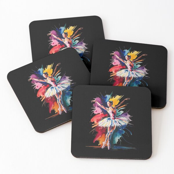 Item preview, Dancing Ballerina Watercolor Gifts For Dancer Lovers designed and sold by Apollo2012TrueW.
