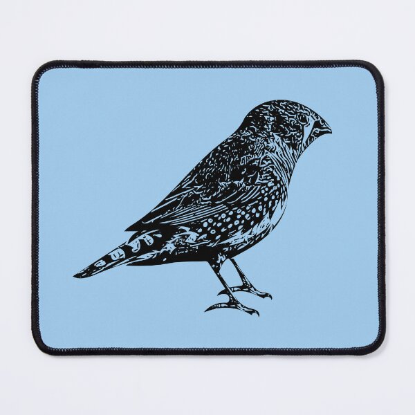 Item preview, Zebra Finch Black Design  designed and sold by designsasstultd.