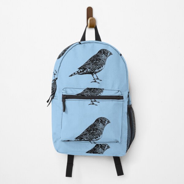 Item preview, Zebra Finch Black Design designed and sold by designsasstultd.