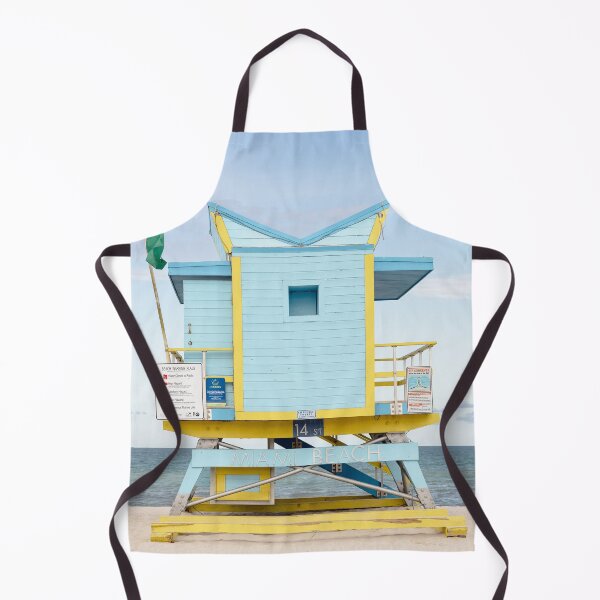 Item preview, Miami Beach Retro Lifeguard Tower at 14th designed and sold by BenCrowther.