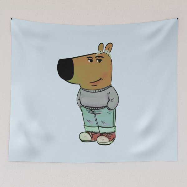 Item preview, chill guy dog designed and sold by matchalattextrafoam.