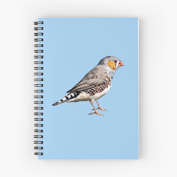 Item preview, Zebra Finch Black Alternate Design  designed and sold by designsasstultd.