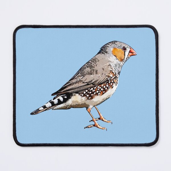 Item preview, Zebra Finch Black Alternate Design designed and sold by designsasstultd.