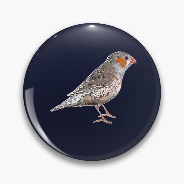 Item preview, Zebra Finch White Alternate Design  designed and sold by designsasstultd.
