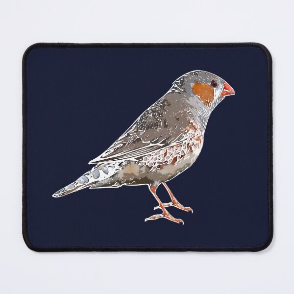 Item preview, Zebra Finch White Alternate Design designed and sold by designsasstultd.