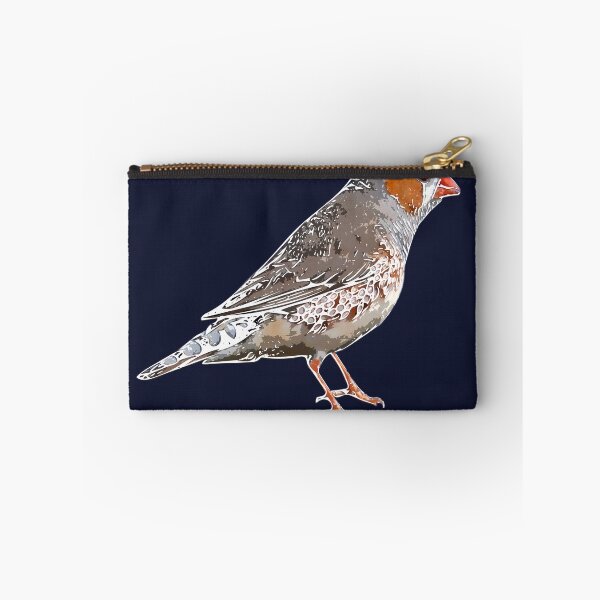Item preview, Zebra Finch White Alternate Design  designed and sold by designsasstultd.
