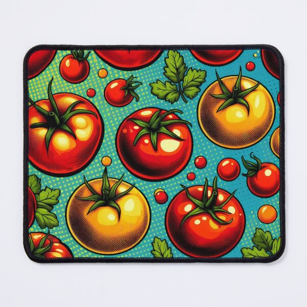 Item preview, Tomato Pattern designed and sold by ArtFactoryAI.