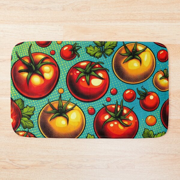 Item preview, Tomato Pattern designed and sold by ArtFactoryAI.