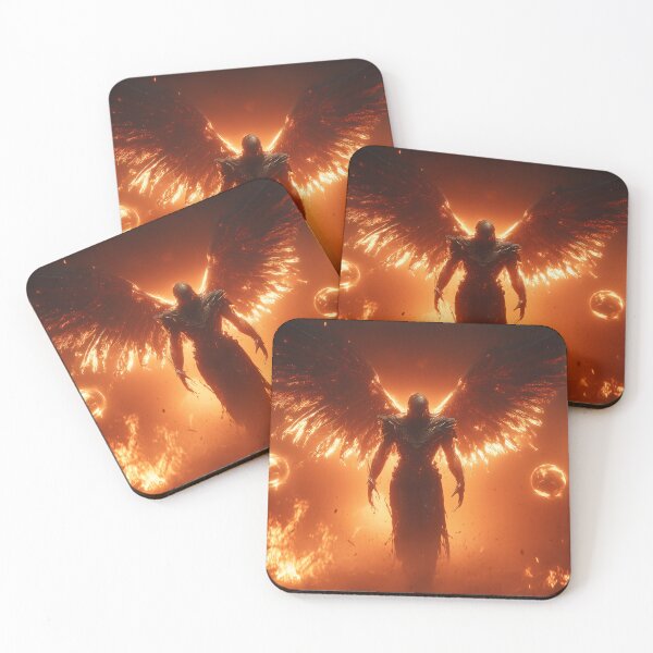 Item preview, Flaming Archangel in the Heat of Battle designed and sold by Carlos Monteiro.