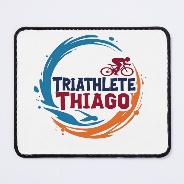 Item preview, Dynamic Triathlete Thiago - Swim, Bike, Run designed and sold by Triathlongram.