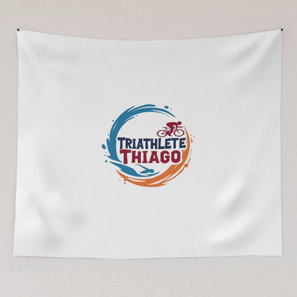 Item preview, Dynamic Triathlete Thiago - Swim, Bike, Run designed and sold by Triathlongram.