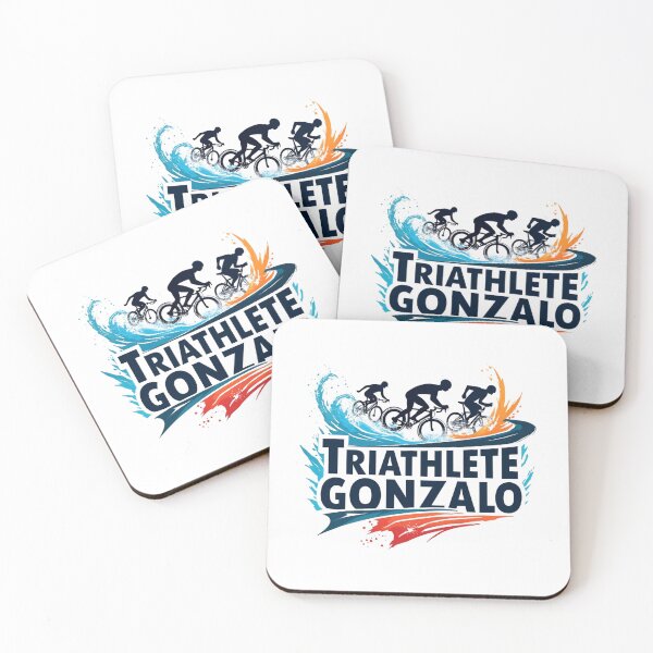 Item preview, Dynamic Triathlete Gonzalo - Swim, Bike, Run designed and sold by Triathlongram.