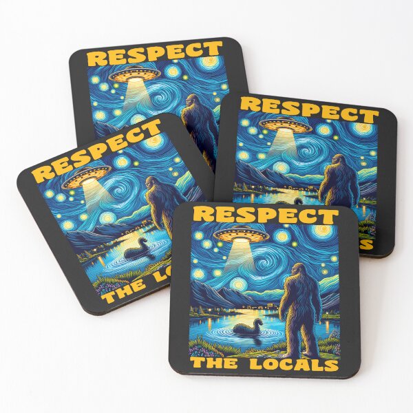 Item preview, Funny Cryptid reunion Respect the locals bigfoot ufo nessie loch ness 2024 designed and sold by erozzz.