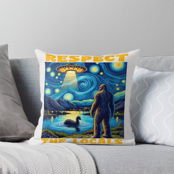 Item preview, Funny Cryptid reunion Respect the locals bigfoot ufo nessie loch ness 2024 designed and sold by erozzz.
