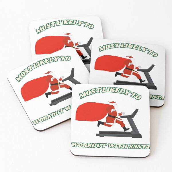 Item preview, Most Likely To Workout With Santa designed and sold by lose-your-smile.