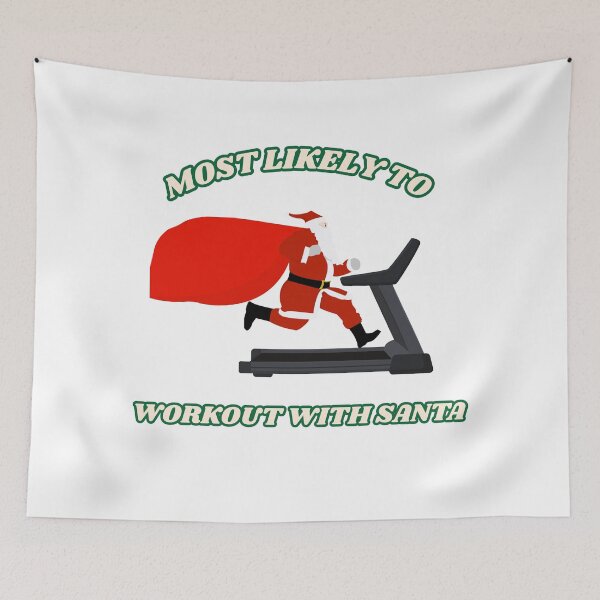 Item preview, Most Likely To Workout With Santa designed and sold by lose-your-smile.