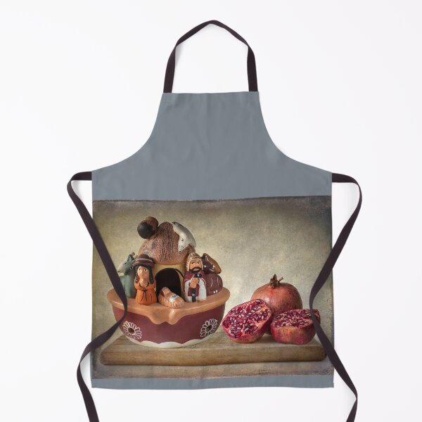 Item preview, Christmas still life in brown and burgundy designed and sold by Barbara  Corvino.