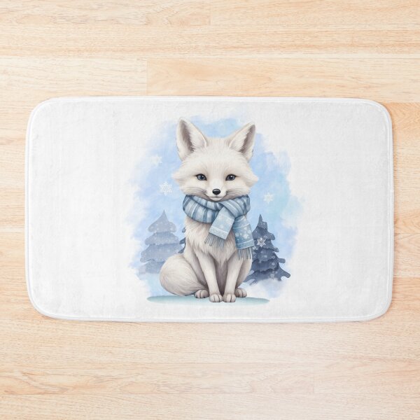 Item preview, Winter Fox with Scarf  designed and sold by MusesWhispers.