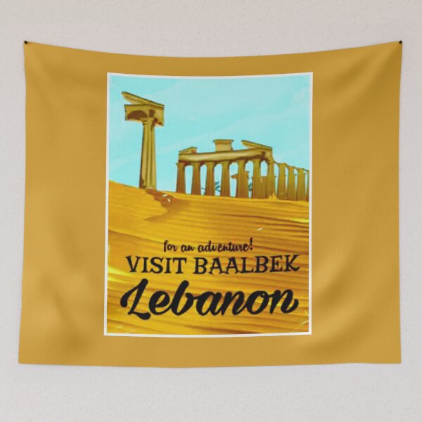 Item preview, Lebanon : Vintage Baalbek Travel and Tourism Advertising Print designed and sold by posterbobs.
