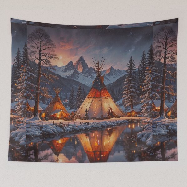 Item preview, Christmas Tipi Village designed and sold by JMWCD.